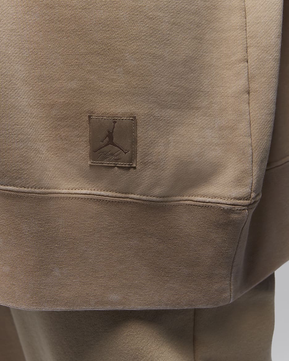 Jordan Flight Fleece Women s Washed Crew Neck Sweatshirt